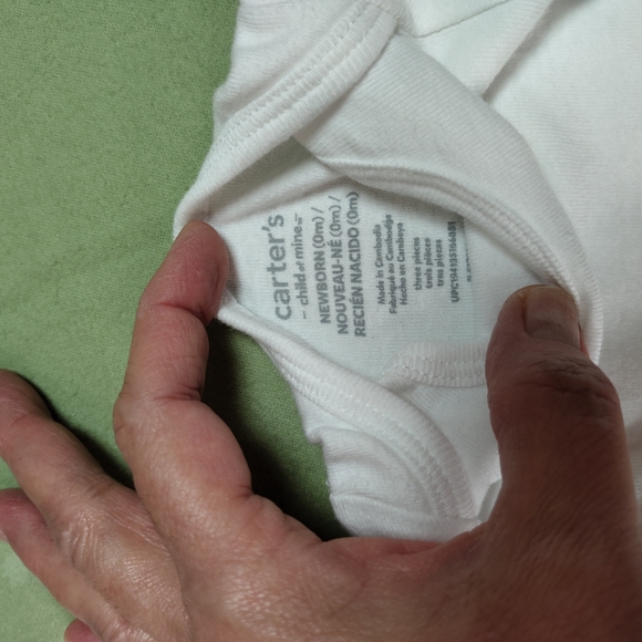9 Piece Carter's Newborn Girl Clothing with Floral Dress and Onesies - Picture 11 of 16